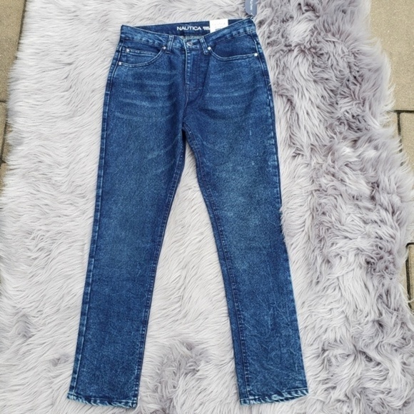 NWT Nautica Denim Skinny Stretch Jeans Blue 18 - Picture 3 of 7